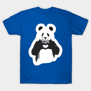 panda all you need is love T-Shirt